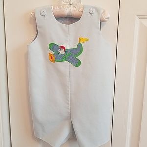 Boy's Embroidered Romper (REVERSIBLE)